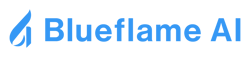 BlueflameAI Logo Blue